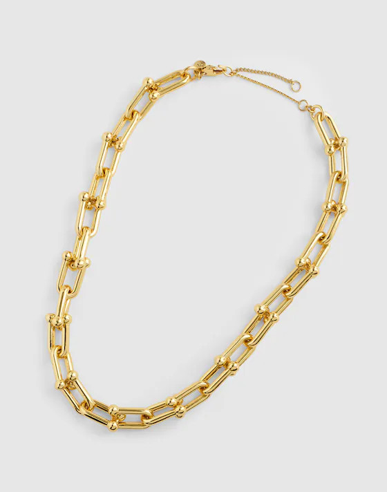 Chunky Large U-Link Chain Bracelet | Madewell