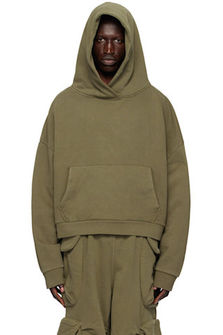 Khaki Heavy Hoodie | SSENSE