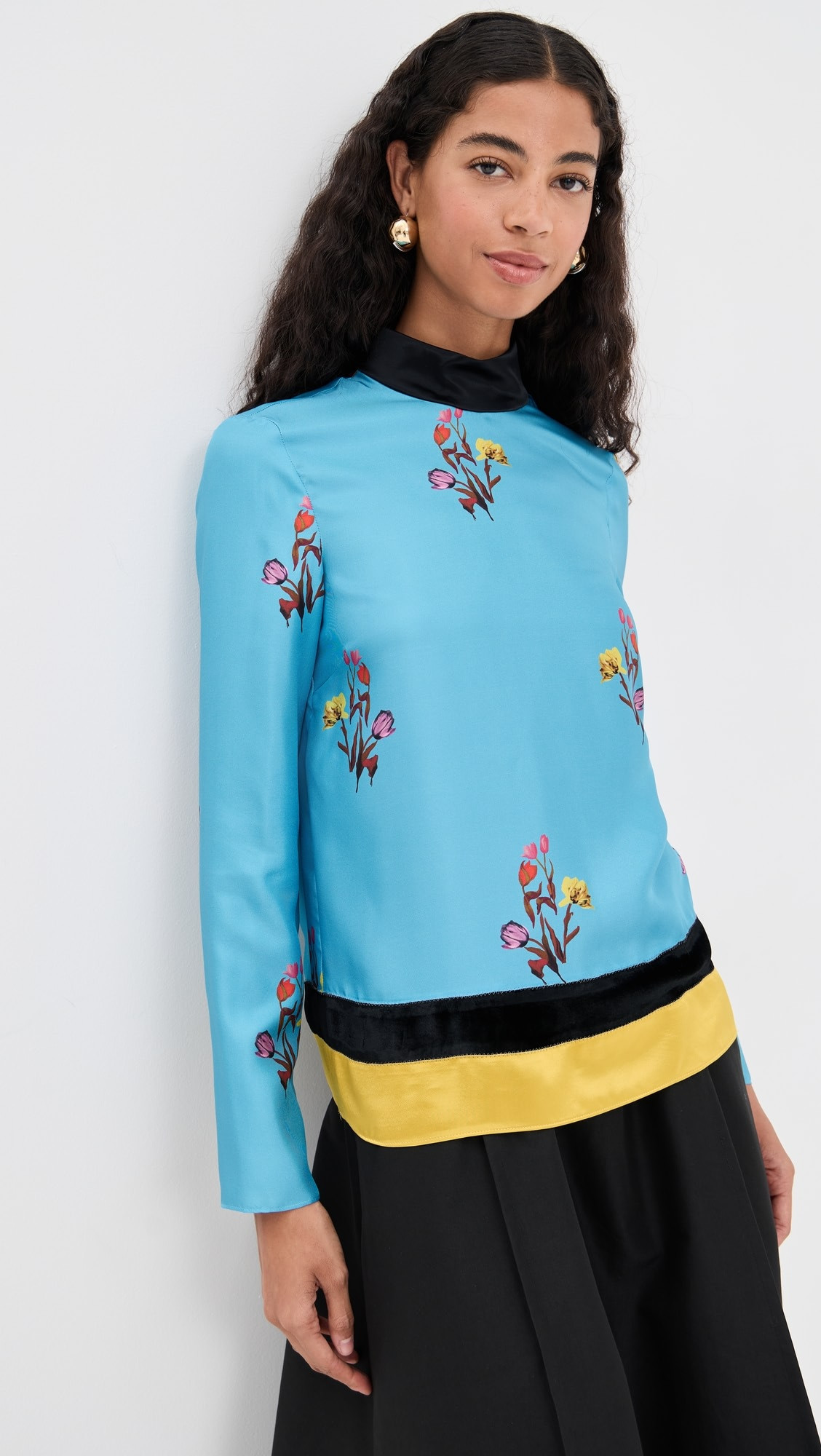 Silk Long Sleeve Top | Shopbop