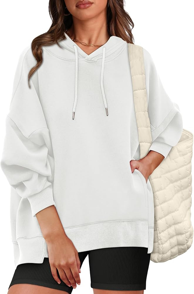 XIEERDUO Womens Oversized Hoodies Sweatshirt-Pullover Sweatshirts with Pockets Fall Outfits 2024 | Amazon (US)