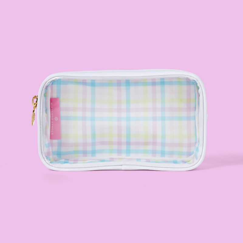 Gingham Small Pouch - Stoney Clover Lane x Target White/Clear/Rainbow | Target