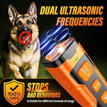 Dog Bark Deterrent Device, 3X Ultrasonic Anti Barking, 6 Training Modes 23 FT Range Barks No More... | Amazon (US)