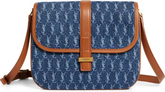 Saint Laurent Small Le Monogramme Denim Shoulder Bag | Nordstrom | Nordstrom