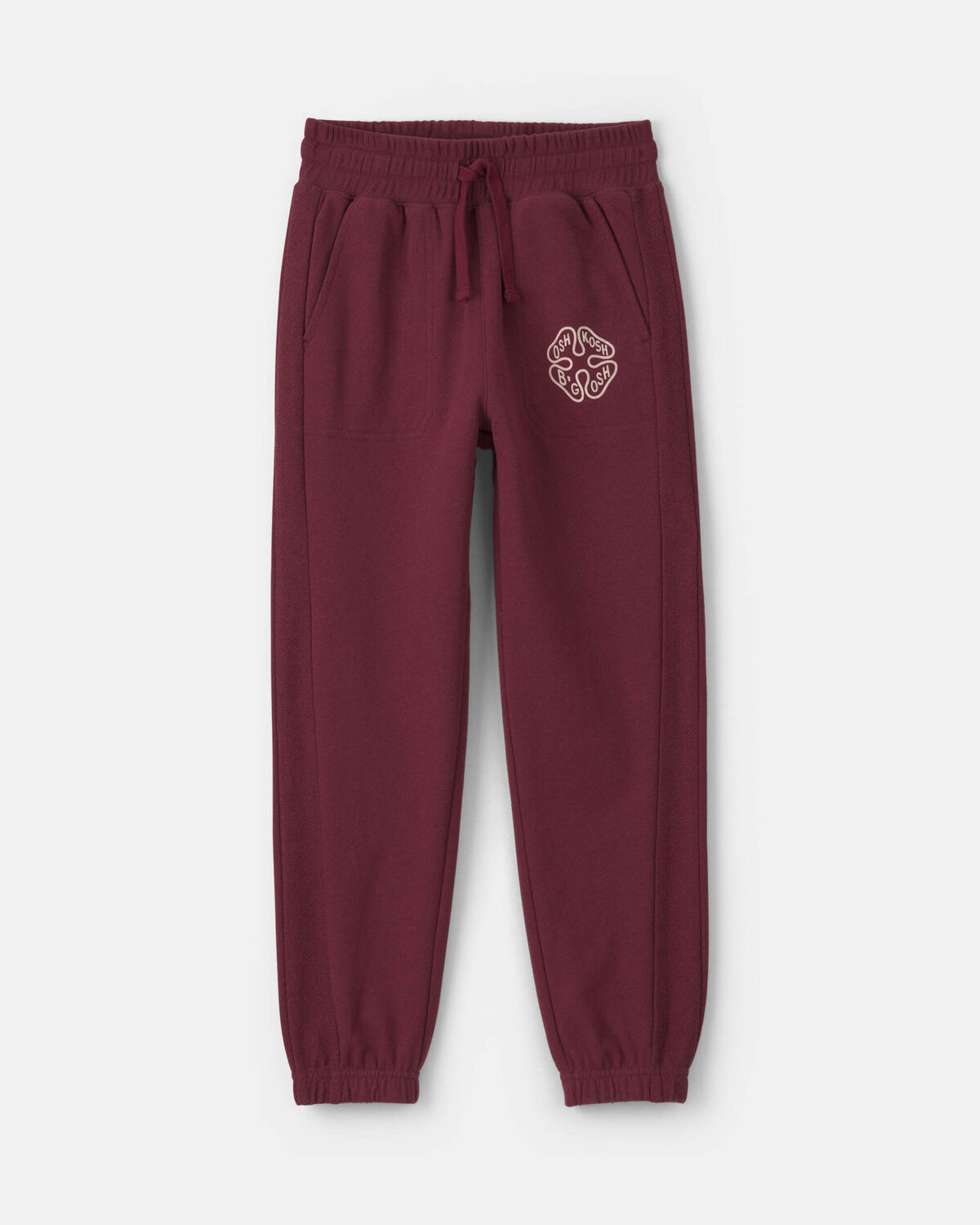 Boys French Terry Joggers - Burgundy | Carter's Inc