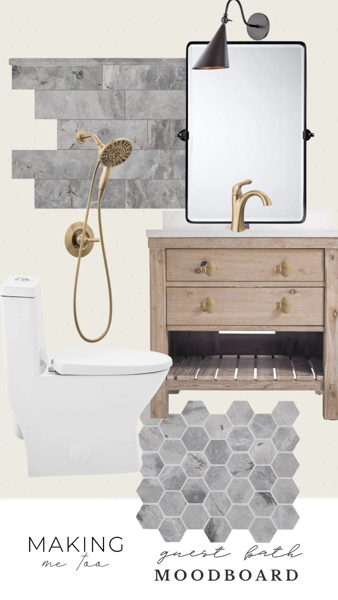 Guest bathroom details masculine meets modern #marblebath #marbletile #bathinspo

#LTKunder100 #LTKhome