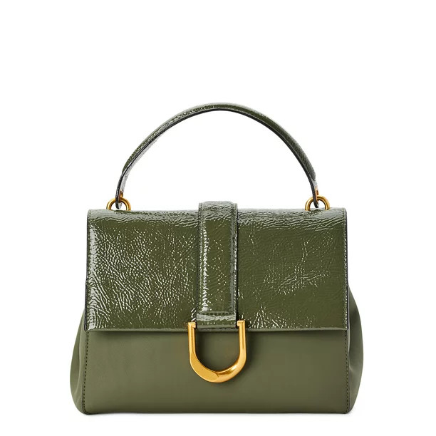 Scoop Women's Flap Front Crossbody Bag with Top Handle - Walmart.com | Walmart (US)