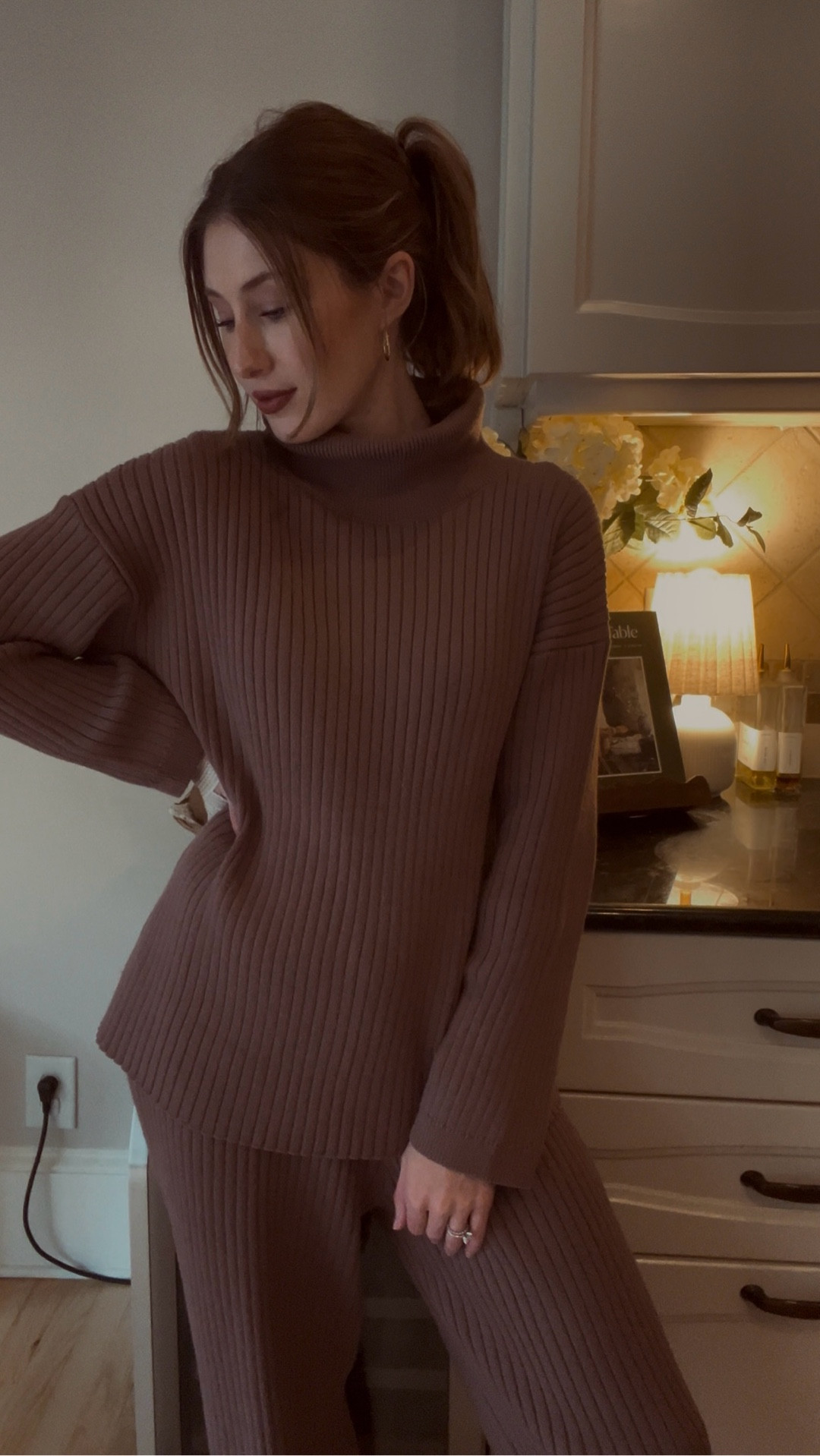 This set is SO GOOD!!! So cozy for the holidays. I’m wearing a small in the shade nutmeg 🤎

#LTKFindsUnder50 #LTKSeasonal #LTKStyleTip