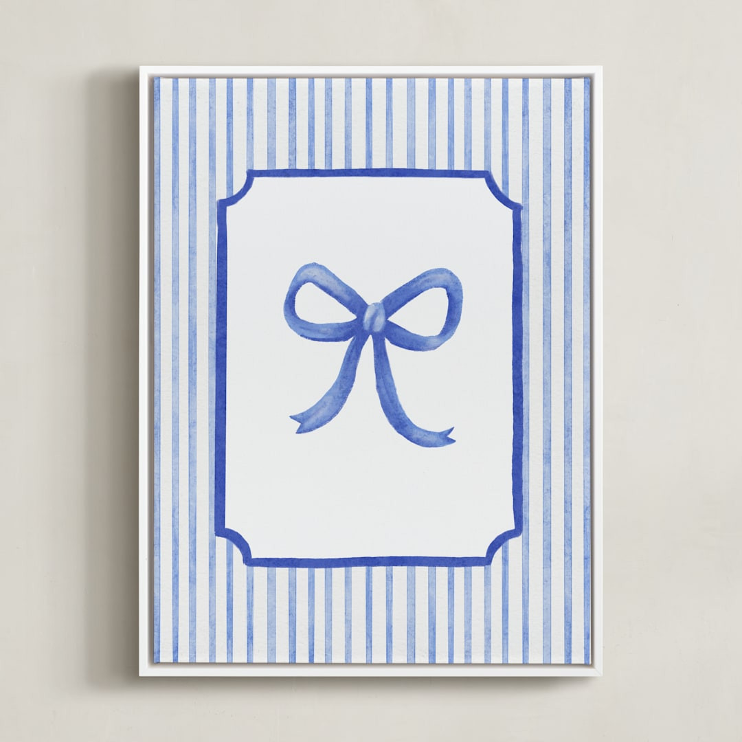 Coquette Blue Bow | Minted