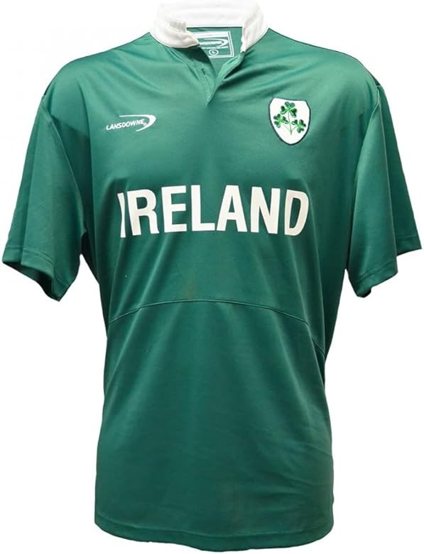Lansdowne Green Ireland Shamrock Performance Short Sleeve Rugby Shirt | Amazon (US)