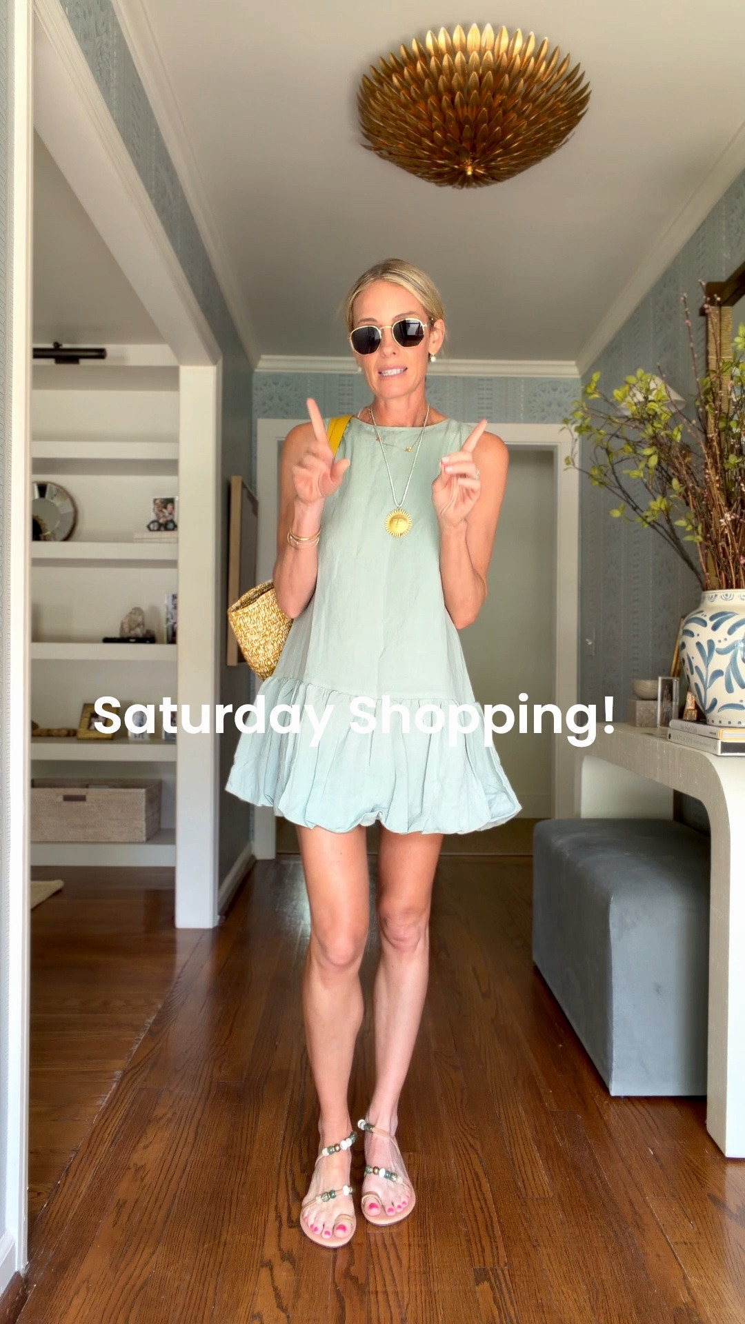 Small dress / shoes so comfy!