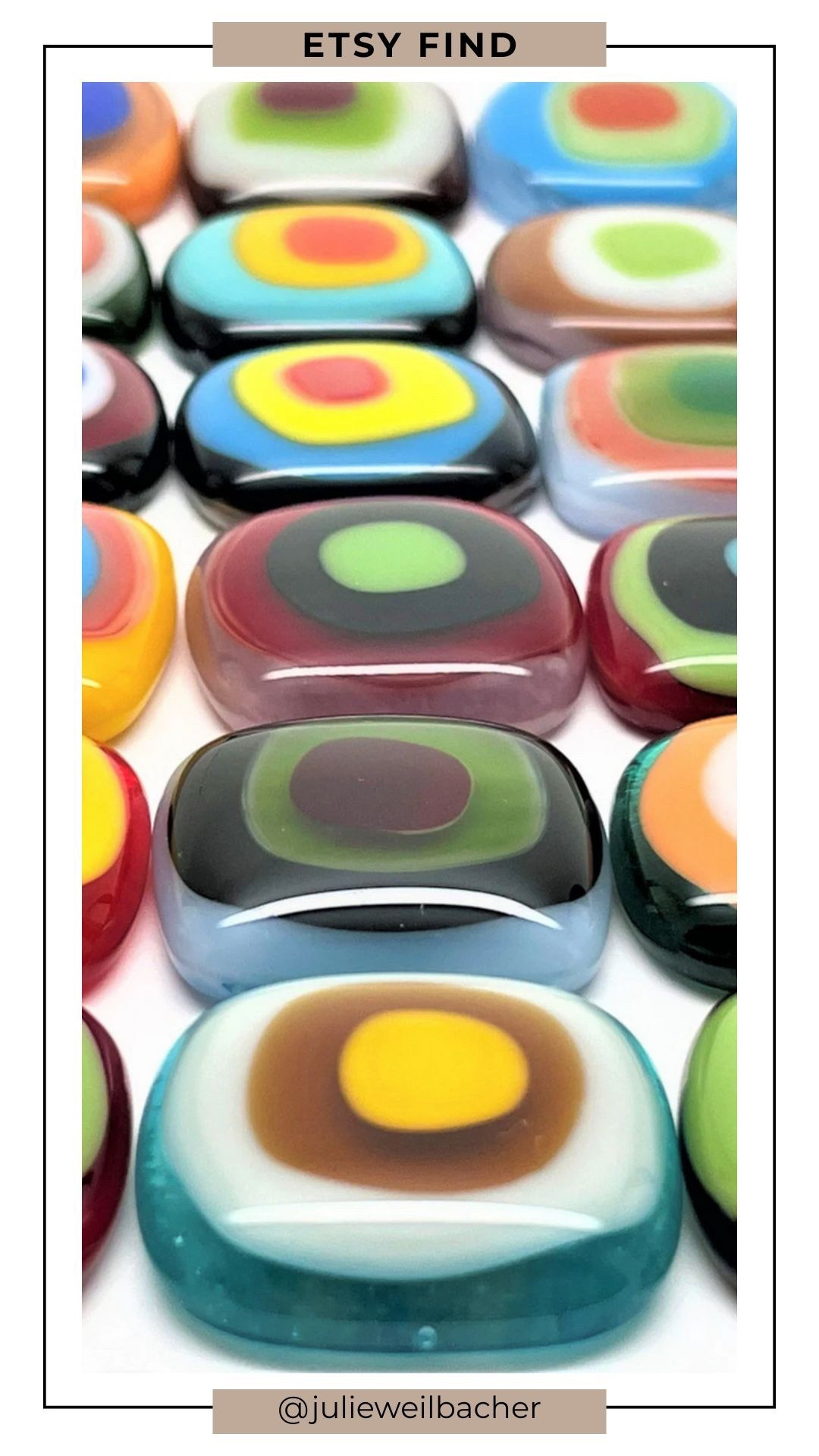 Fused glass magic ready to go. ✨ This set of stained glass tiles adds bold color, rich texture, and shimmering depth...perfect for mosaics, mixed-media art, a fresh backsplash accent, or even sitting pretty in a bowl on your coffee table. What a conversation starter! Whether you’re dreaming up a mosaic tabletop, a garden art piece, or a vibrant home accent, these tiles bring instant style and a WOW reaction!

For mosaic tips, tutorials, inspiration, and so much more please visit my YouTube channel: YouTube.com/julieweilbacher. Follow @julieweilbacher on Instagram for all things mosaic art.

#backsplashtile #glasstile #homedecorideas #diyhomedecor #craftsupplies #mosaic #fusedglass #glassart #mixedmediaart #artmaterials #colorpop #interiordecor

#LTKFindsUnder50 #LTKHome