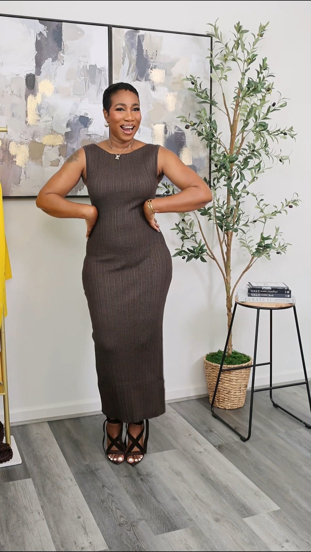 Early Fall Outfit Idea
Early Fall Dress perfection, grab this dress for your next fall date night. Paired it with brown accessories. Wearing a size medium!


#LTKSeasonal #LTKStyleTip #LTKParties