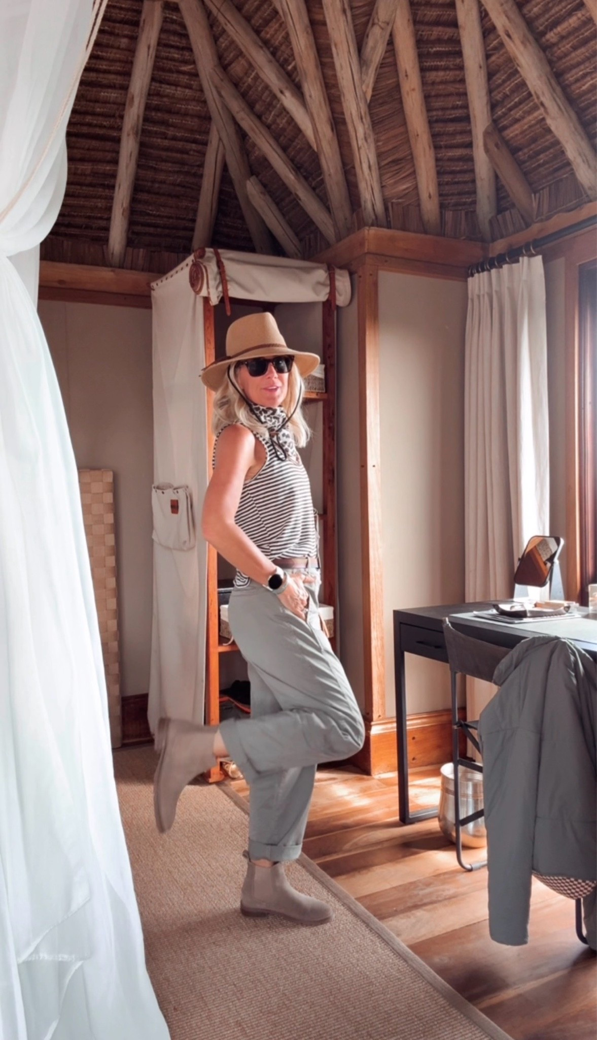 Getting ready for sunset cocktails on safari!

#LTKootd #LTKTravel #LTKOver40