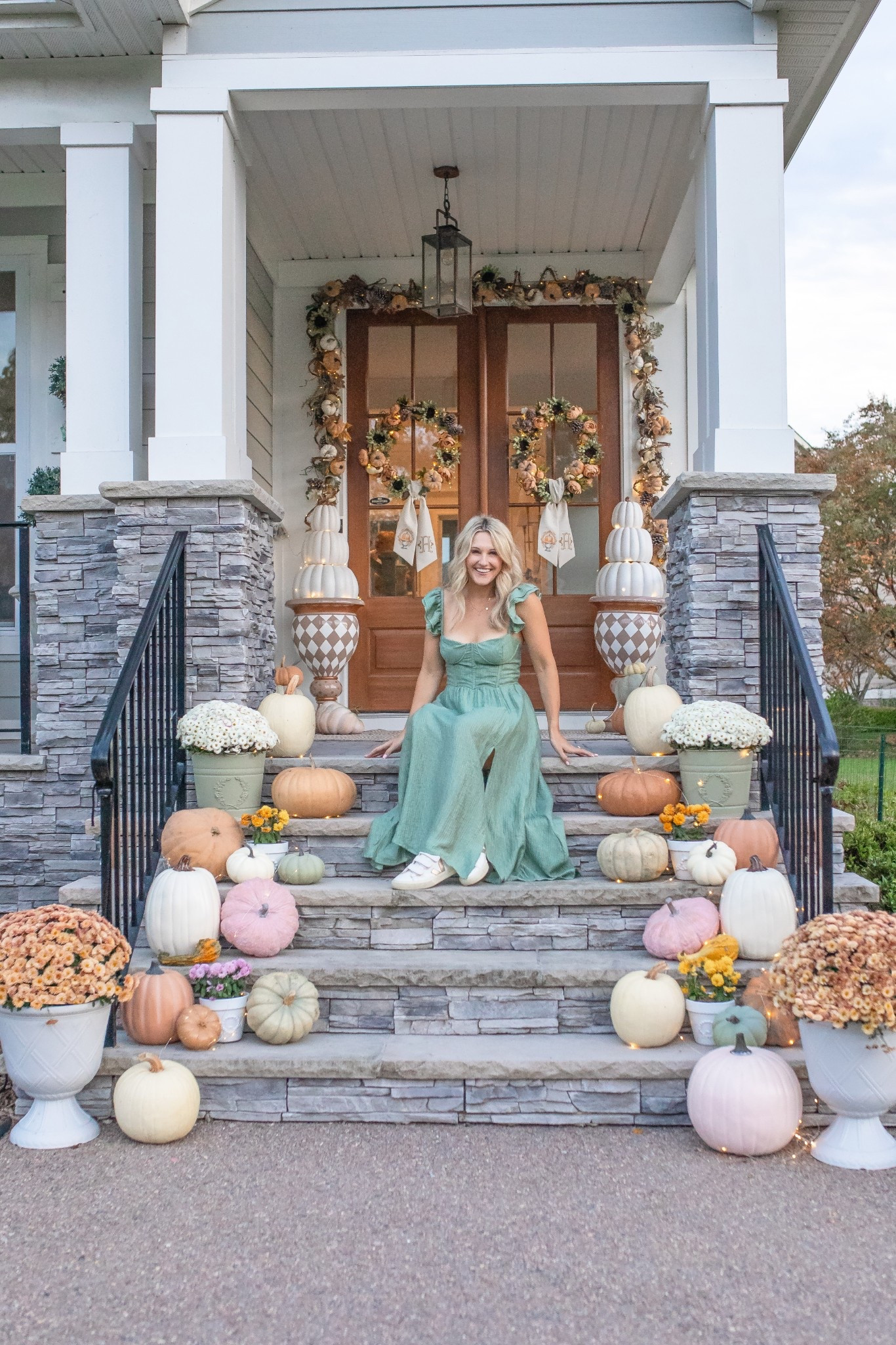 Front porch fall decor
Garland & stacking pumpkins from hobby lobby
Fall wreath sash
Etsy decor
Small business


#LTKHome #LTKFindsUnder100 #LTKFindsUnder50