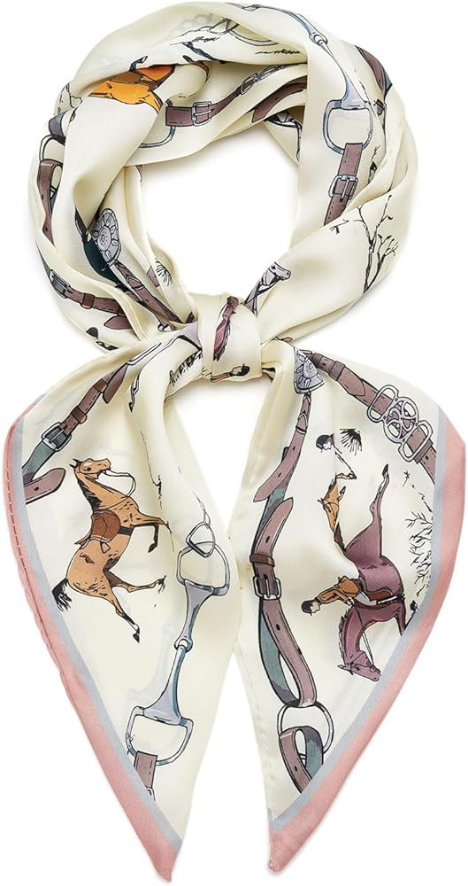 Silk Like Scarf for Women Neck Scarf Belt Satin Scarf for Hair Tie Fashion Purse Scarf for Handba... | Amazon (US)