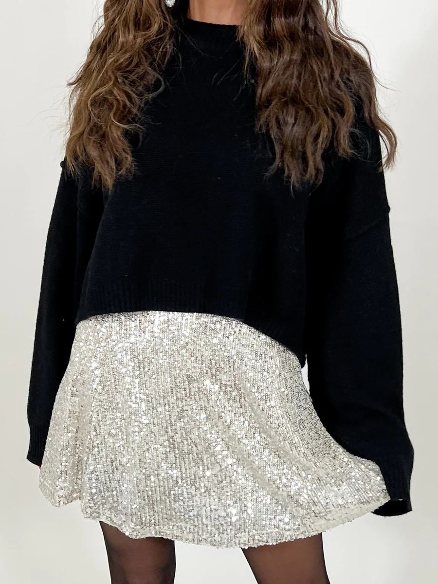 Time To Shine Sequin Skort | +Plus Available | Talulah