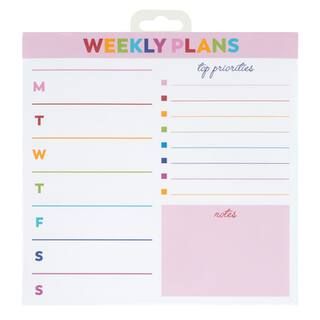 Medium Pastel Weekly Planner Pad by Celebrate It™ | Michaels | Michaels Stores