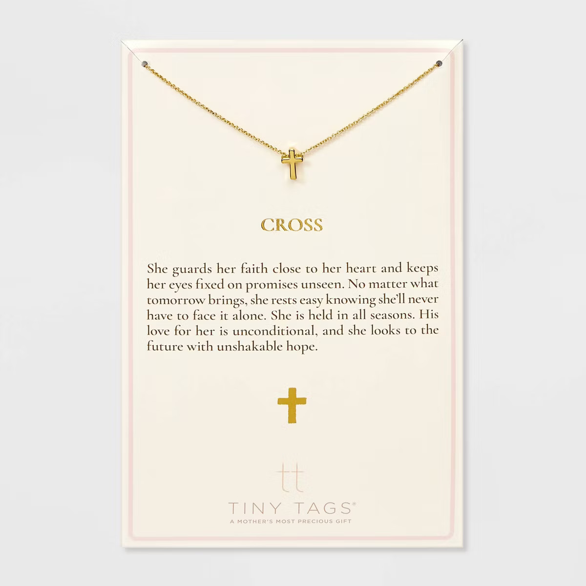 Tiny Tags Cross Chain Necklace | Target