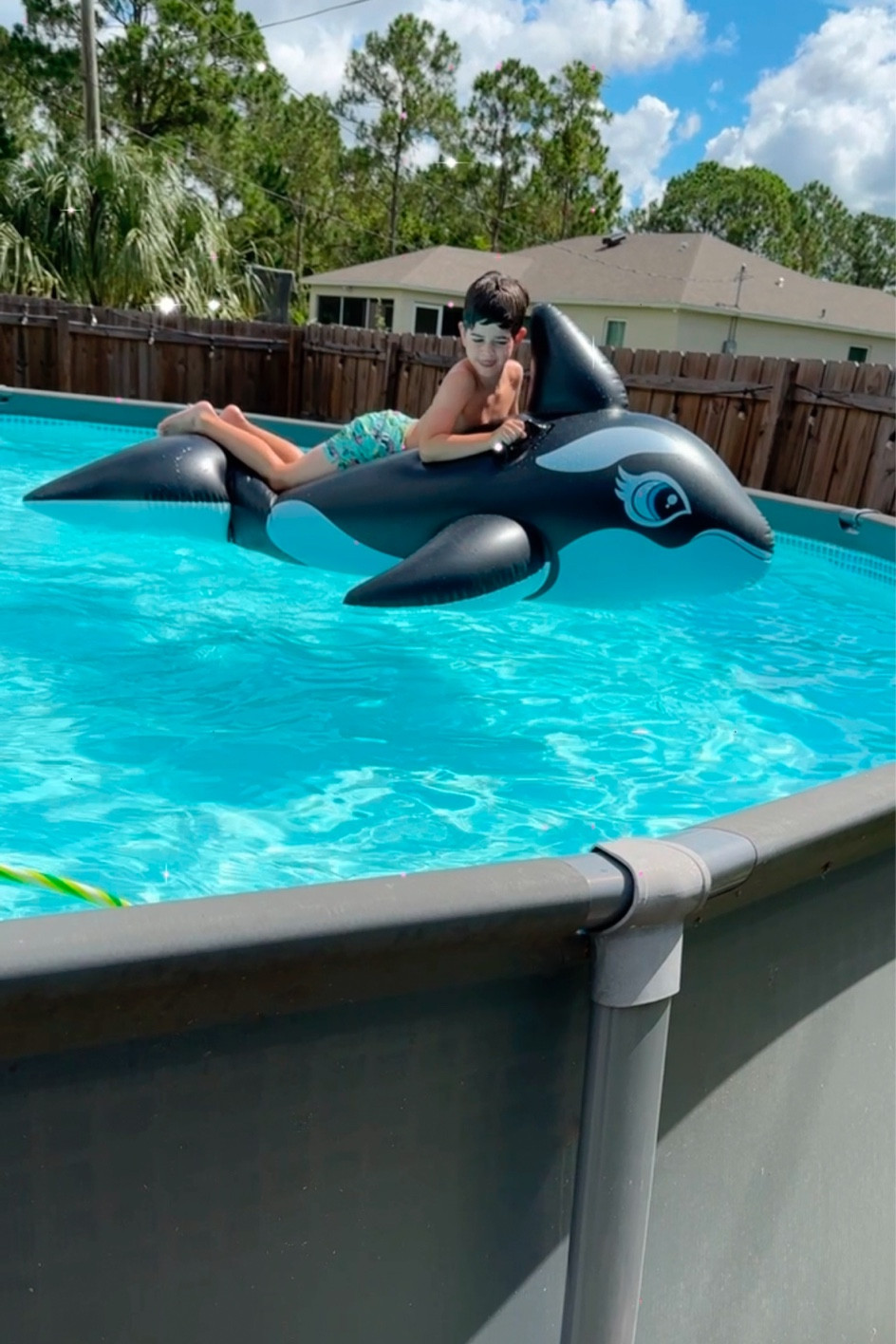 Pool time!!! ☀️💦
Giant whale float...🐳

#LTKkids #LTKhome #LTKSeasonal