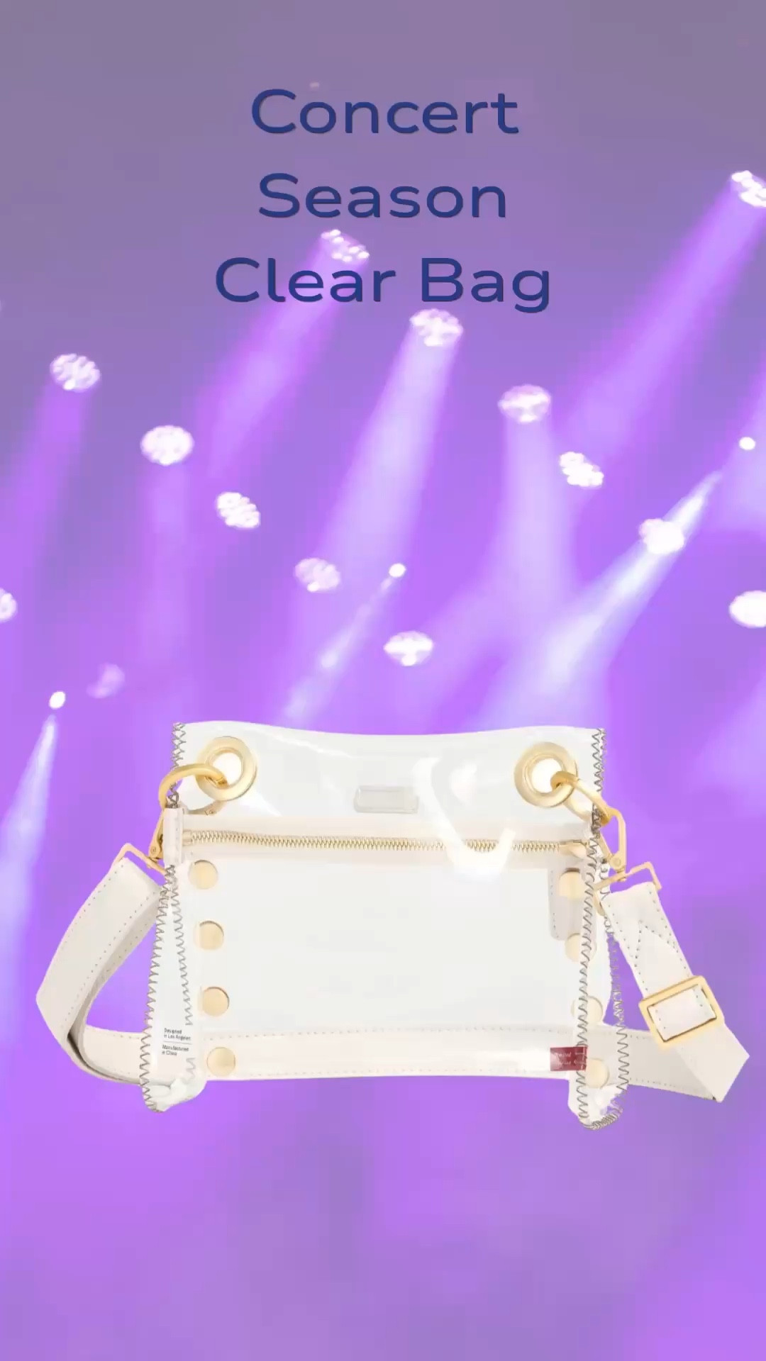 The perfect bag for concerts and games, all events you need a small, transparent bag to hold your necessities  

#LTKTravel #LTKFestival #LTKSeasonal