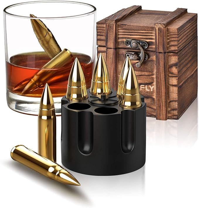 Gifts for Men Dad, Christmas Stocking Stuffers, Whiskey Stones, Unique Anniversary Birthday Gift ... | Amazon (US)