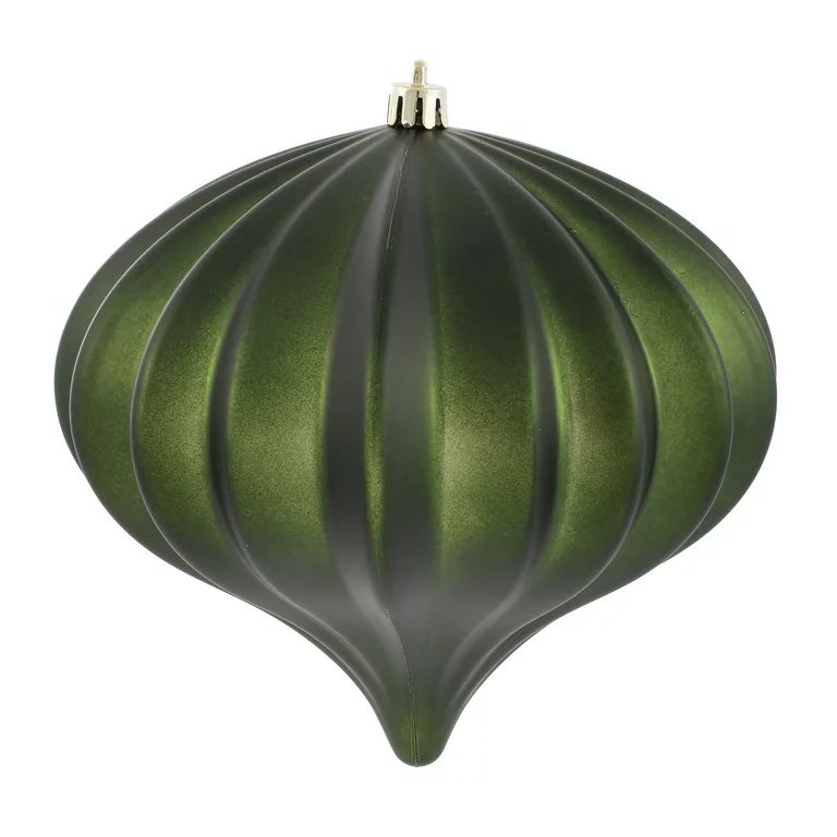 Vickerman 5.7" Moss Green Matte Onion Christmas Ornament, UV treated, Set of 3 | Walmart (US)