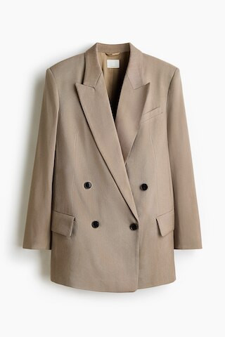 H & M - Oversized Blazer aus Leinengemisch - Beige | H&M (DE, AT, CH, NL, FI)