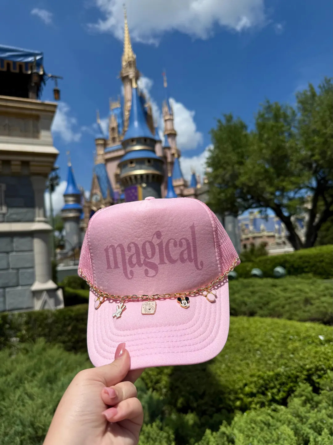 Magical Pink Trucker Hat - Etsy | Etsy (US)