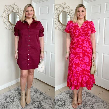 New dresses from Amazon! Wearing large in both. Spring, wedding guest, Easter, Mother’s Day, summer, tropical, floral, workwear  

#LTKmidsize #LTKover40 #LTKworkwear