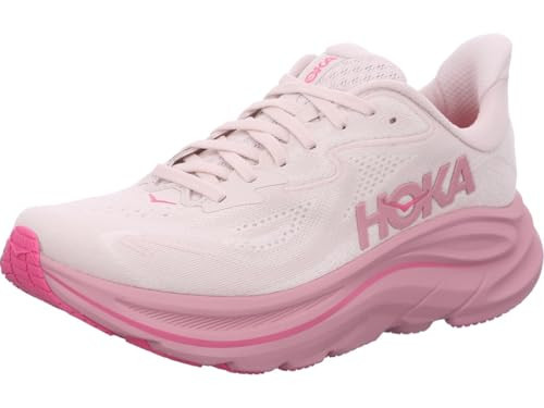 Hoka Women's Clifton 10 Sneaker, Rose Cream/Dried Rose, 10.5 | Amazon (US)