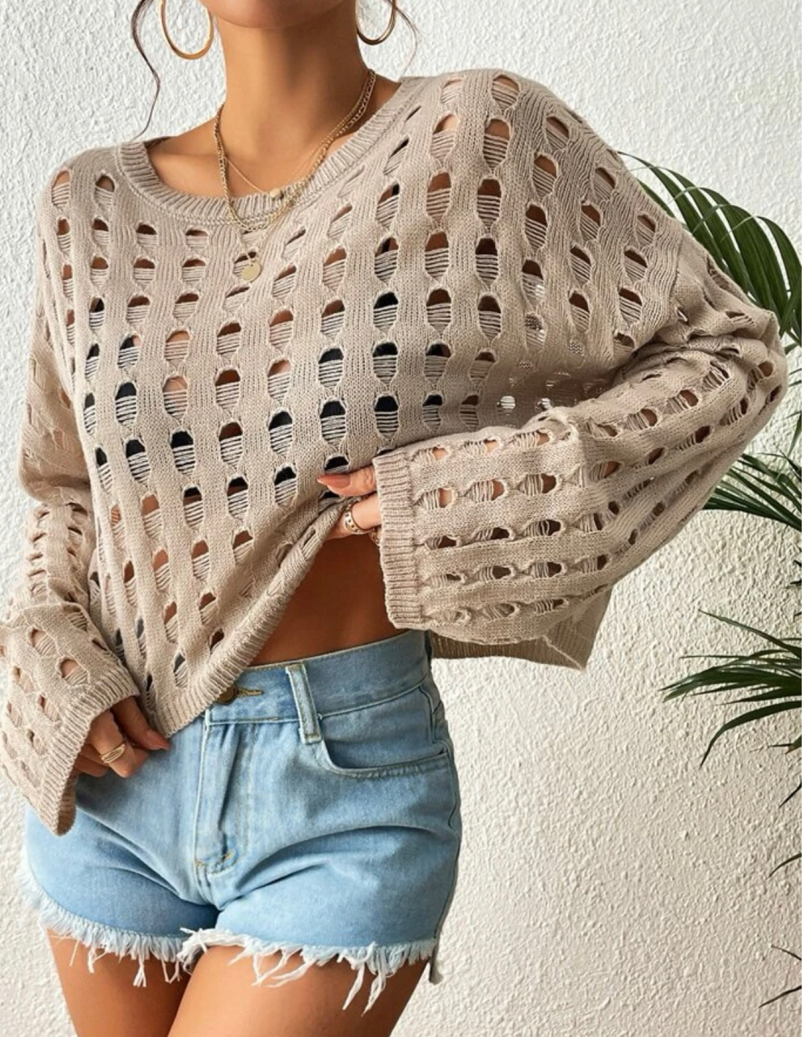 This lightweight sweater is perfect to throw on over a bathing suit to grab lunch! 


Shein finds 
Shein sweater 
Shein swimsuit coverup 
Bathing suit cover up 
Tan sweater 

#springoutfits #fallfavorites #LTKbacktoschool #fallfashion #vacationdresses #resortdresses #resortwear #resortfashion #summerfashion #summerstyle #LTKseasonal #rustichomedecor #liketkit #highheels #Itkhome #Itkgifts #Itkgiftguides #springtops #summertops #Itksalealert
#LTKRefresh #fedorahats #bodycondresses #sweaterdresses #bodysuits #miniskirts #midiskirts #longskirts #minidresses #mididresses #shortskirts #shortdresses #maxiskirts #maxidresses #watches #backpacks #camis #croppedcamis #croppedtops #highwaistedshorts #highwaistedskirts #momjeans #momshorts #capris #overalls #overallshorts #distressesshorts #distressedjeans #whiteshorts #contemporary #leggings #blackleggings #bralettes #lacebralettes #clutches #crossbodybags #competition #beachbag #halloweendecor #totebag #luggage #carryon #blazers #airpodcase #iphonecase #shacket #jacket #sale #under50 #under100 #under40 #workwear #ootd #bohochic #bohodecor #bohofashion #bohemian #contemporarystyle #modern #bohohome #modernhome #homedecor #amazonfinds #nordstrom #bestofbeauty #beautymusthaves #beautyfavorites #hairaccessories #fragrance #candles #perfume #jewelry #earrings #studearrings #hoopearrings #simplestyle #aestheticstyle #designerdupes #luxurystyle #bohofall #strawbags #strawhats #kitchenfinds #amazonfavorites #bohodecor #aesthetics #blushpink #goldjewelry #stackingrings #toryburch #comfystyle #easyfashion #vacationstyle #goldrings #fallinspo #lipliner #lipplumper #lipstick #lipgloss #makeup #blazers #LTKU #primeday #StyleYouCanTrust #giftguide #LTKRefresh #LTKSale
#LTKHalloween #LTKFall #fall #falloutfits #backtoschool #backtowork #LTKGiftGuide #amazonfashion #traveloutfit #familyphotos #liketkit #trendyfashion #fallwardrobe

#LTKswim #LTKFind #LTKstyletip