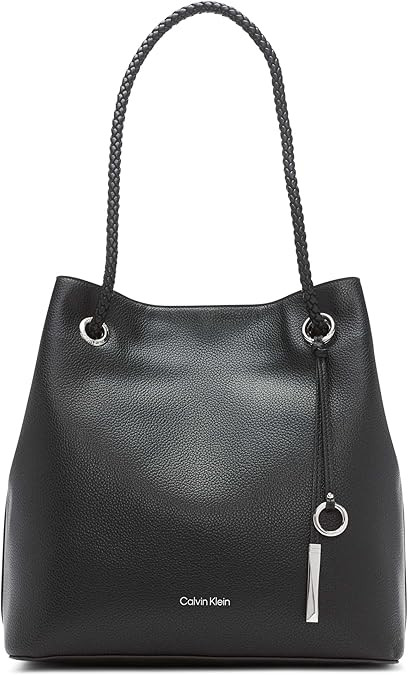 Calvin Klein Gabrianna Bubble Lamb North/South Key Item Tote | Amazon (US)