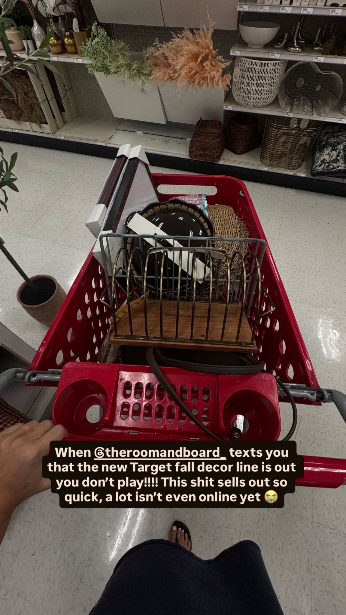 When @theroomandboard_ texts you that the new Target fall decor line is out you don’t play!!!! This shit sells out so quick 

#LTKStyleTip #LTKHome #LTKSeasonal