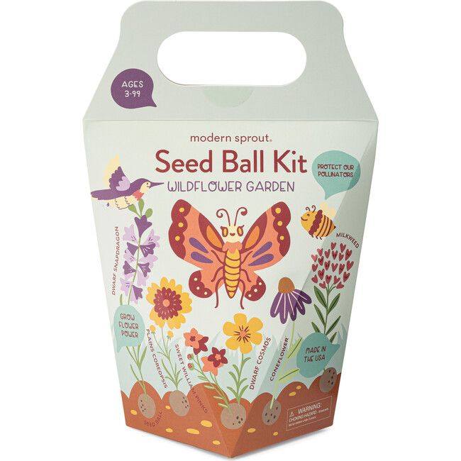 DIY Seed Ball Kit, Wildflower Garden | Maisonette