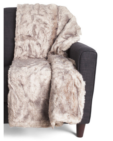 Faux Fur Throw | TJ Maxx