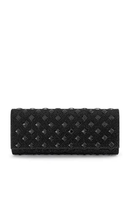 olga berg Bridget Crystal Clutch in Black. | Revolve Clothing (Global)
