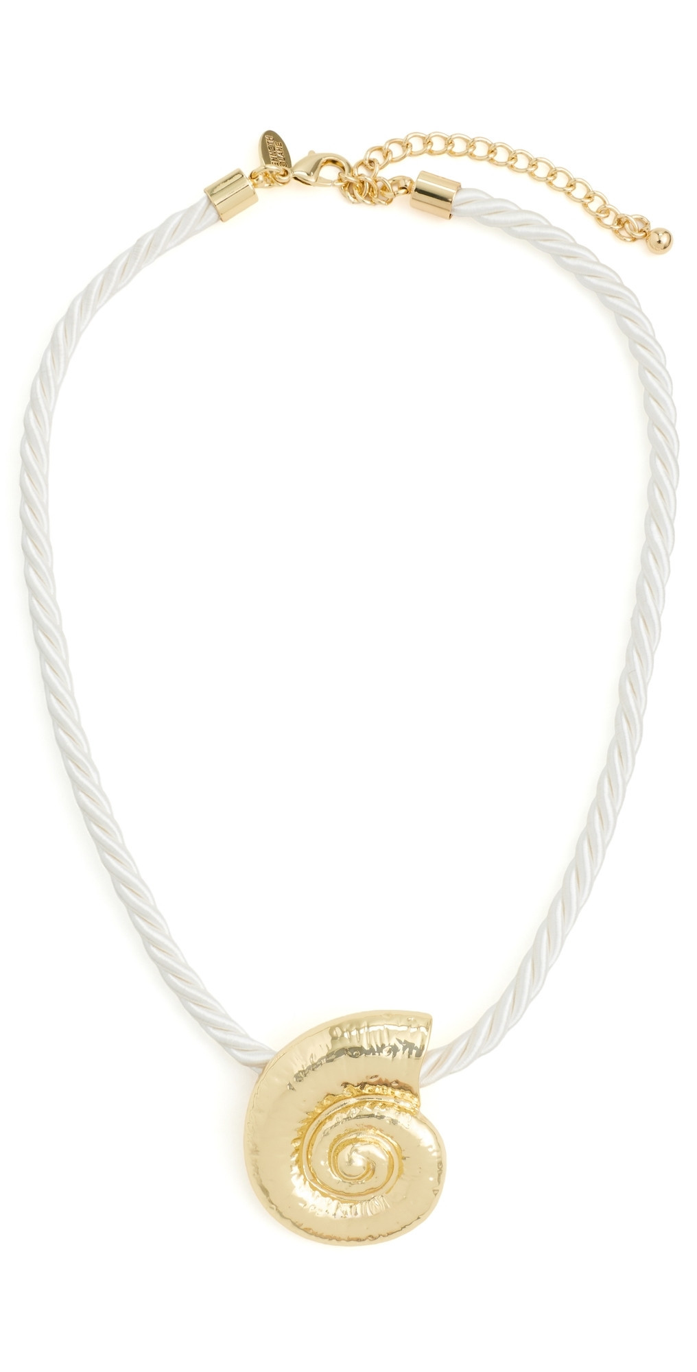 Kenneth Jay Lane Rope Necklace Gold/White One Size | Shopbop