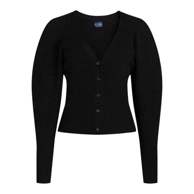 Scoop Women's Puff Sleeve Cardigan Sweater, Lightweight, Sizes XS-XXL | Walmart (US)