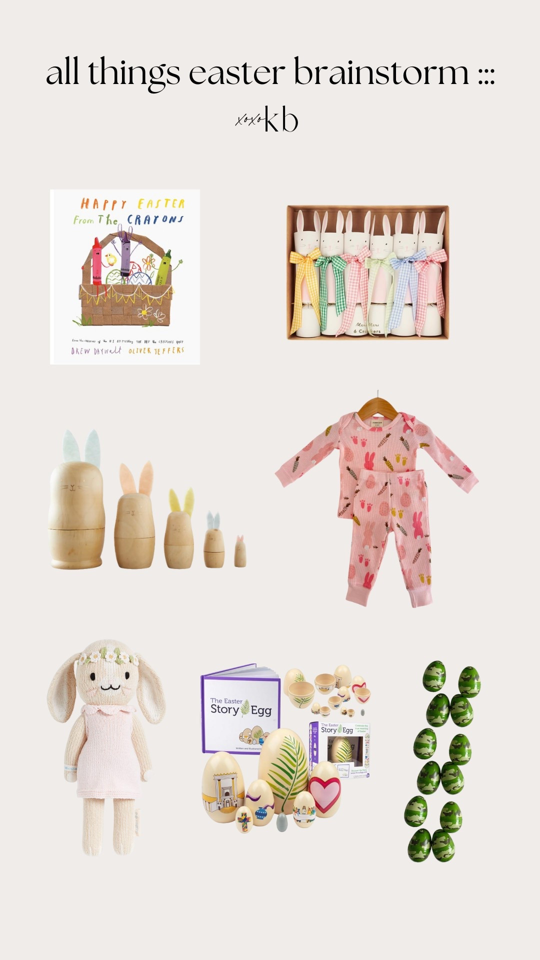 easter // easter basket // girls // boys // family // tradition // family // story // cuddle + kind // easter eggs // easter pajamas // easter book // easter finds // kids 

 #LTKSeasonal #LTKFindsUnder50 #LTKKids