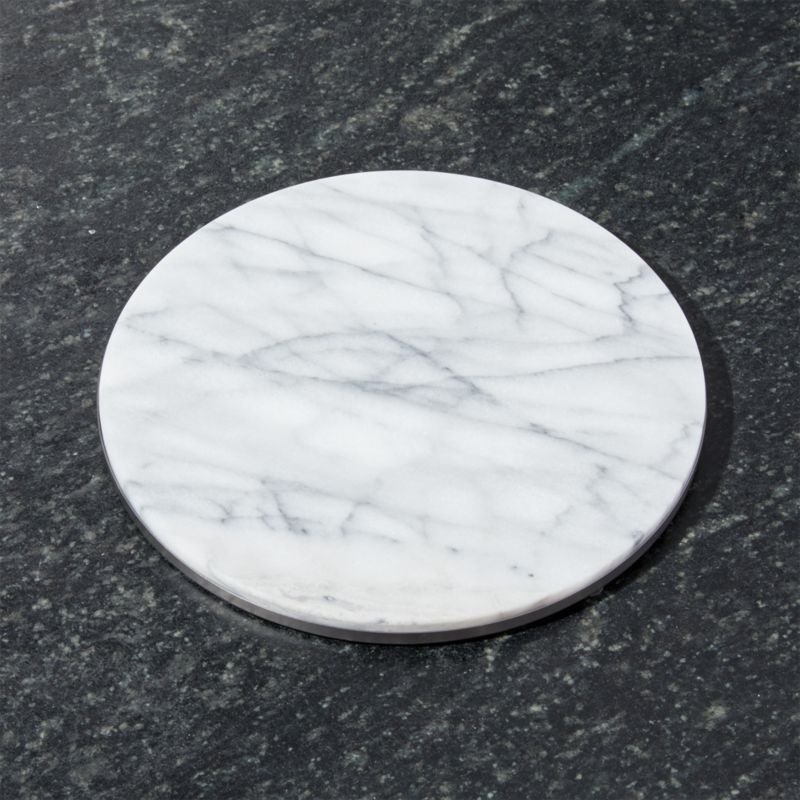 French Kitchen Marble/Graphite Trivet + Reviews | Crate and Barrel | Crate & Barrel
