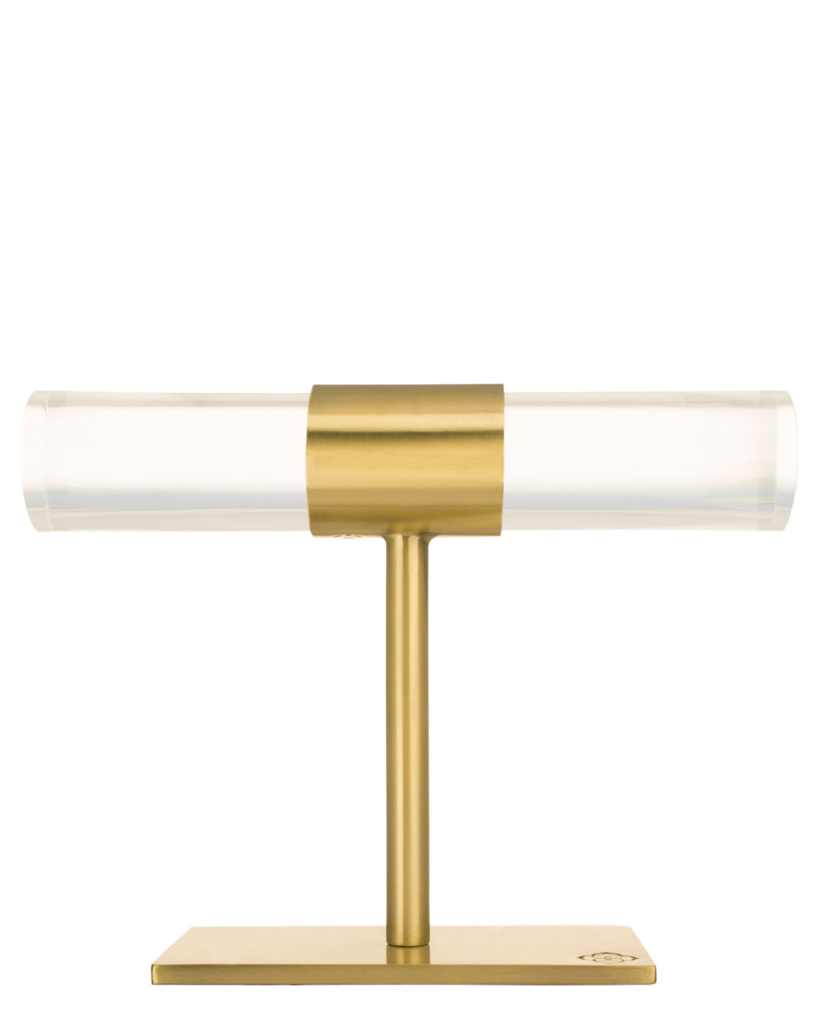 Acrylic T-Bar Jewelry Stand in Brass | Kendra Scott Home | Kendra Scott