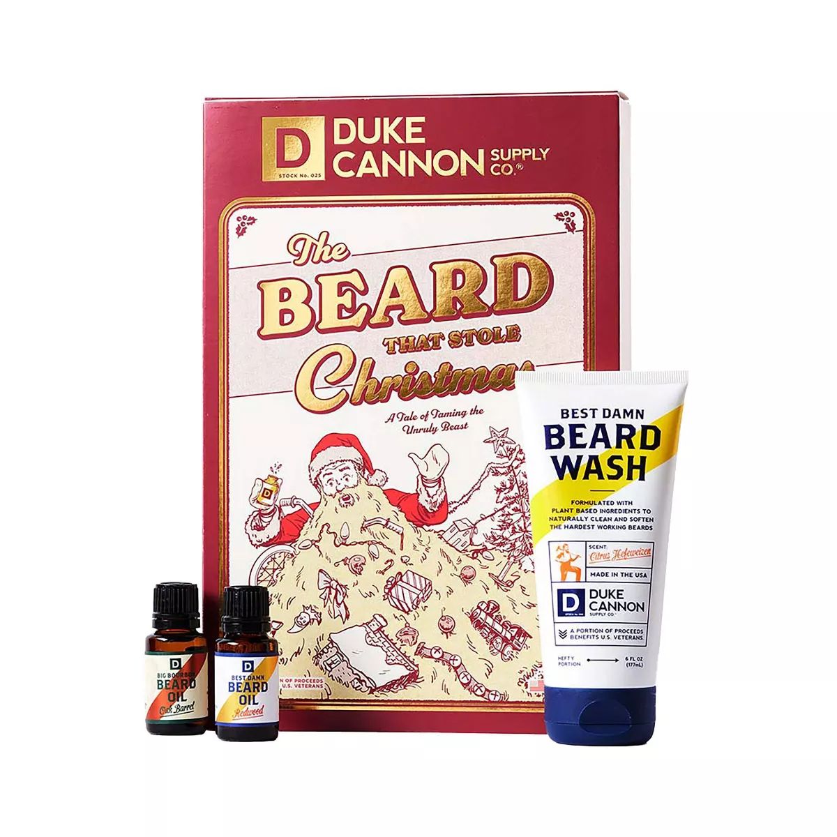 Duke Cannon Supply Co. The Beard that Stole Christmas Gift Set - 4ct | Target