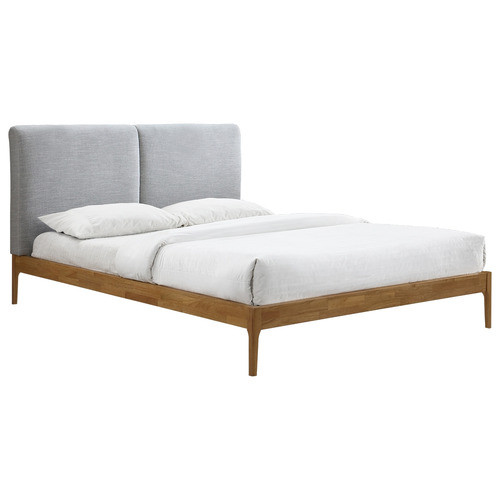 Grey Alleyn Upholstered Bed | Temple & Webster | Temple & Webster AU