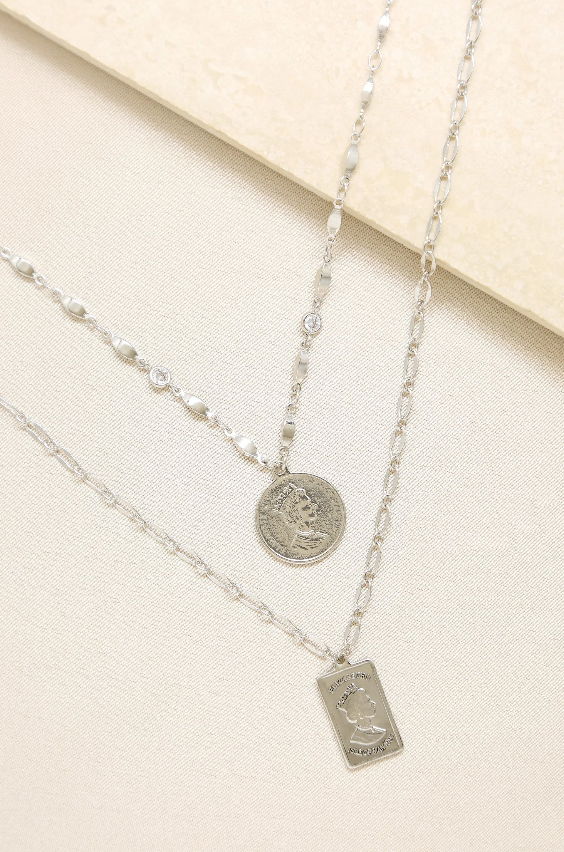 Medallions of Mine Layered Coin Necklace Set | Ettika
