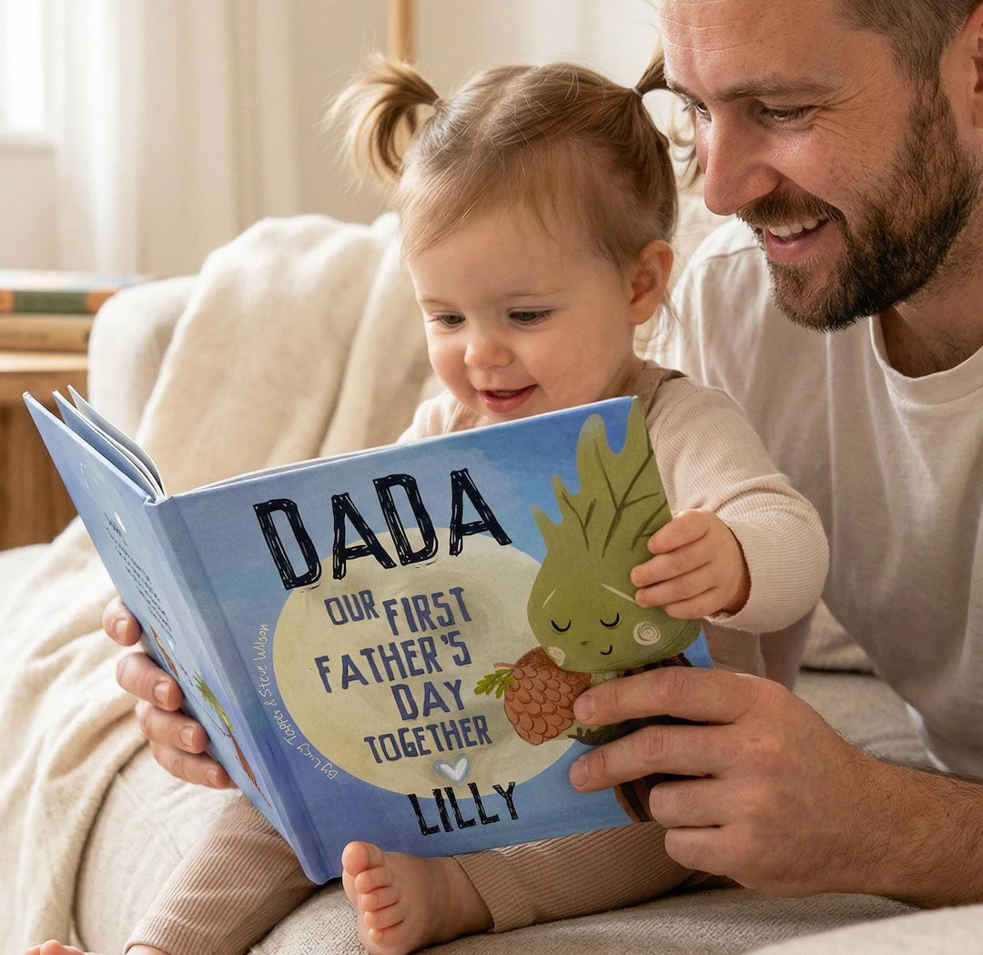 Personalized New Dad Story Book, First Father's Day Gift - Etsy | Etsy (Global)