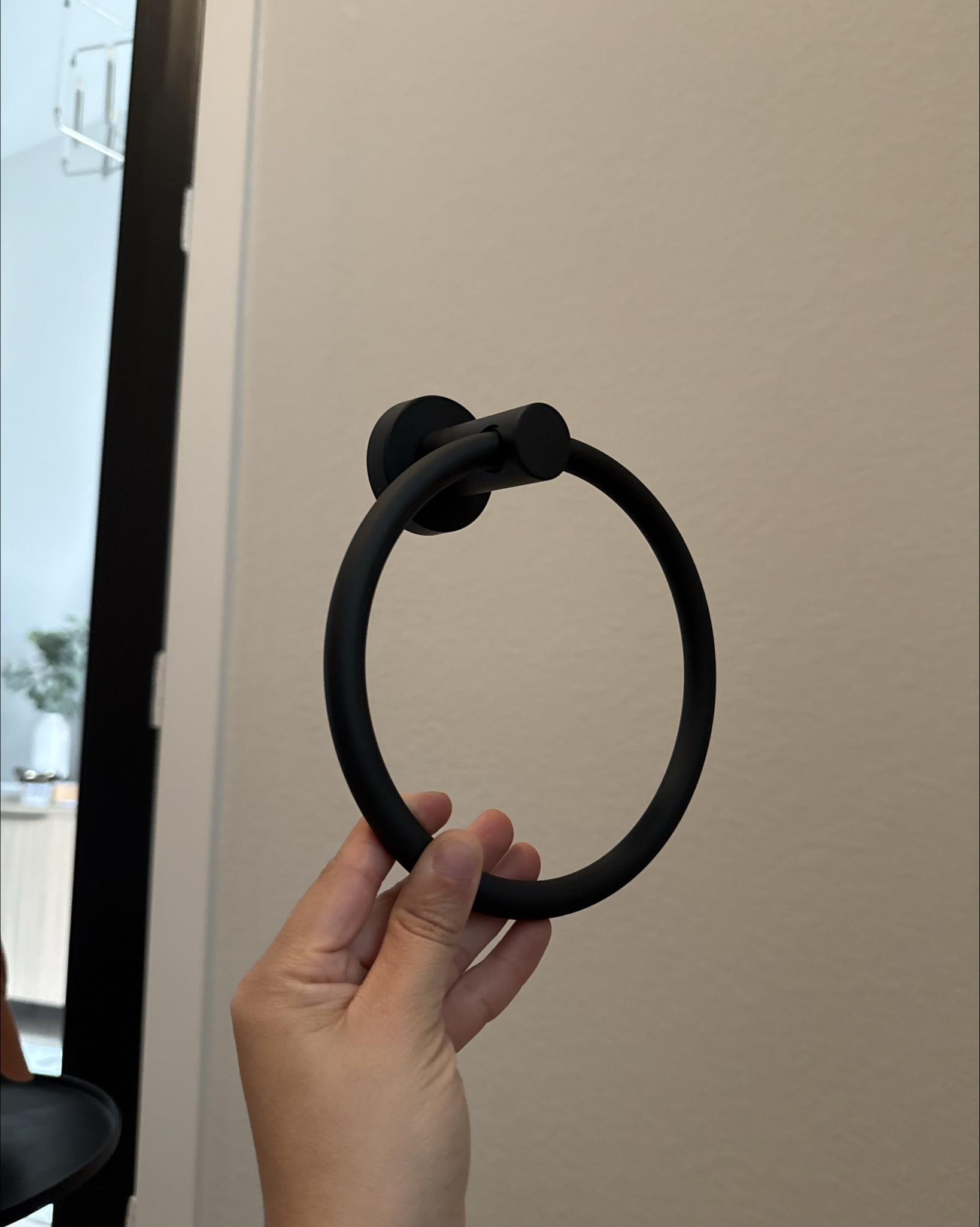 Today I did a thing. Finally got around to having the bathroom hardware install installed. I’m so pleased with the look of it. I can’t wait to do the cabinet pulls next  

#LTKHome