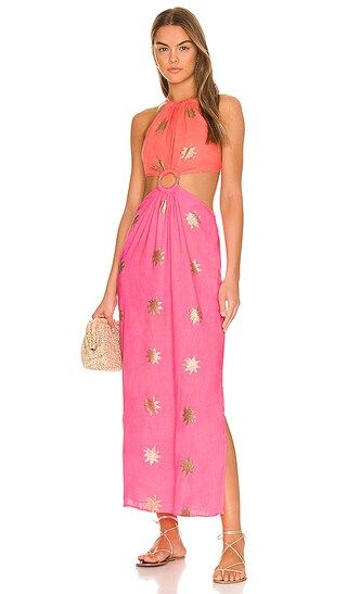 Filiza Maxi Dress in Sun Glitter | Revolve Clothing (Global)