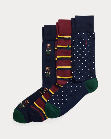 Polo Bear Crew Sock 3-Pack | Ralph Lauren (UK)