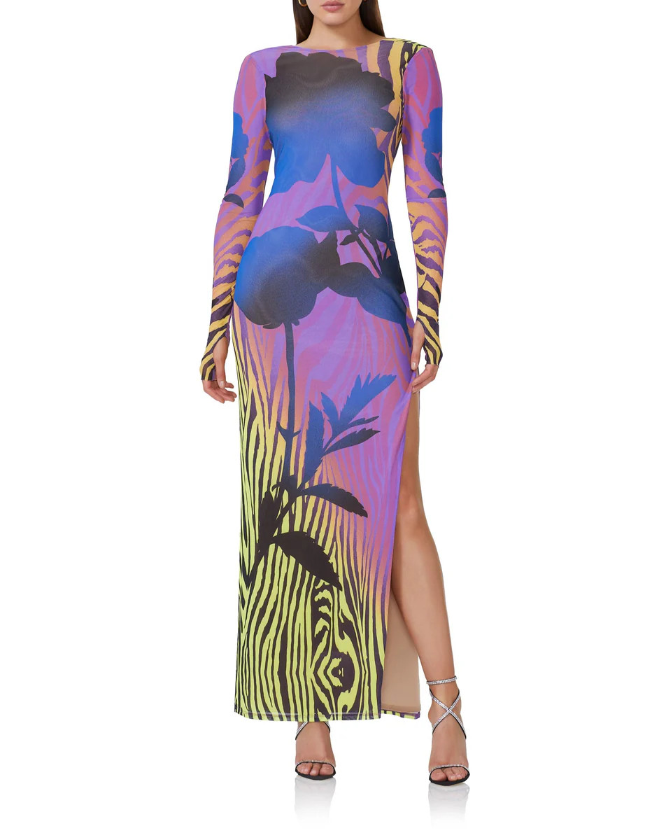 Nettie Maxi Dress - Zebra Rose | ShopAFRM