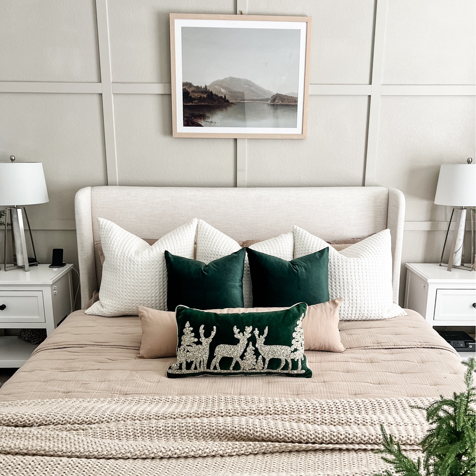 Love our winter bedroom decor 🎄🤍✨

#LTKHoliday #LTKSeasonal #LTKHome